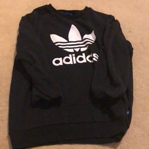 Unisex black adidas sweatshirt